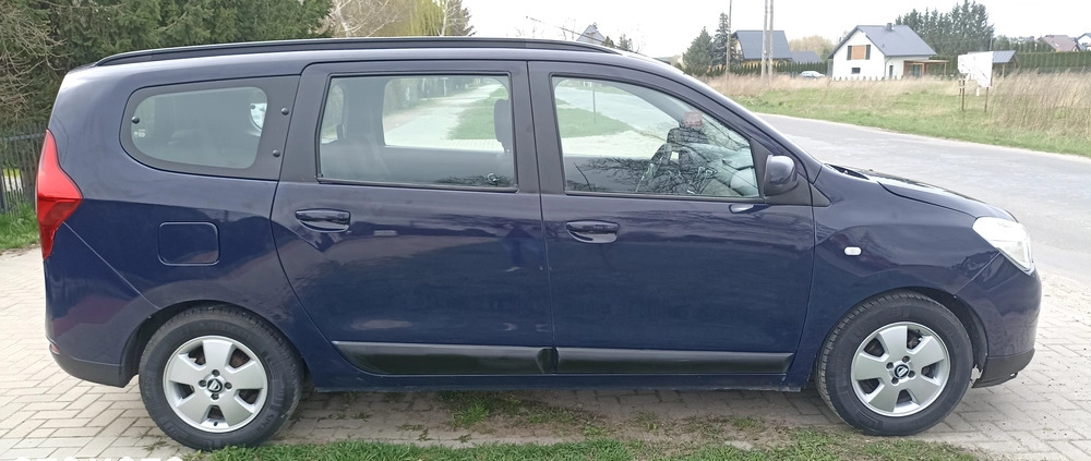 Dacia Lodgy cena 20900 przebieg: 214000, rok produkcji 2014 z Hrubieszów małe 121